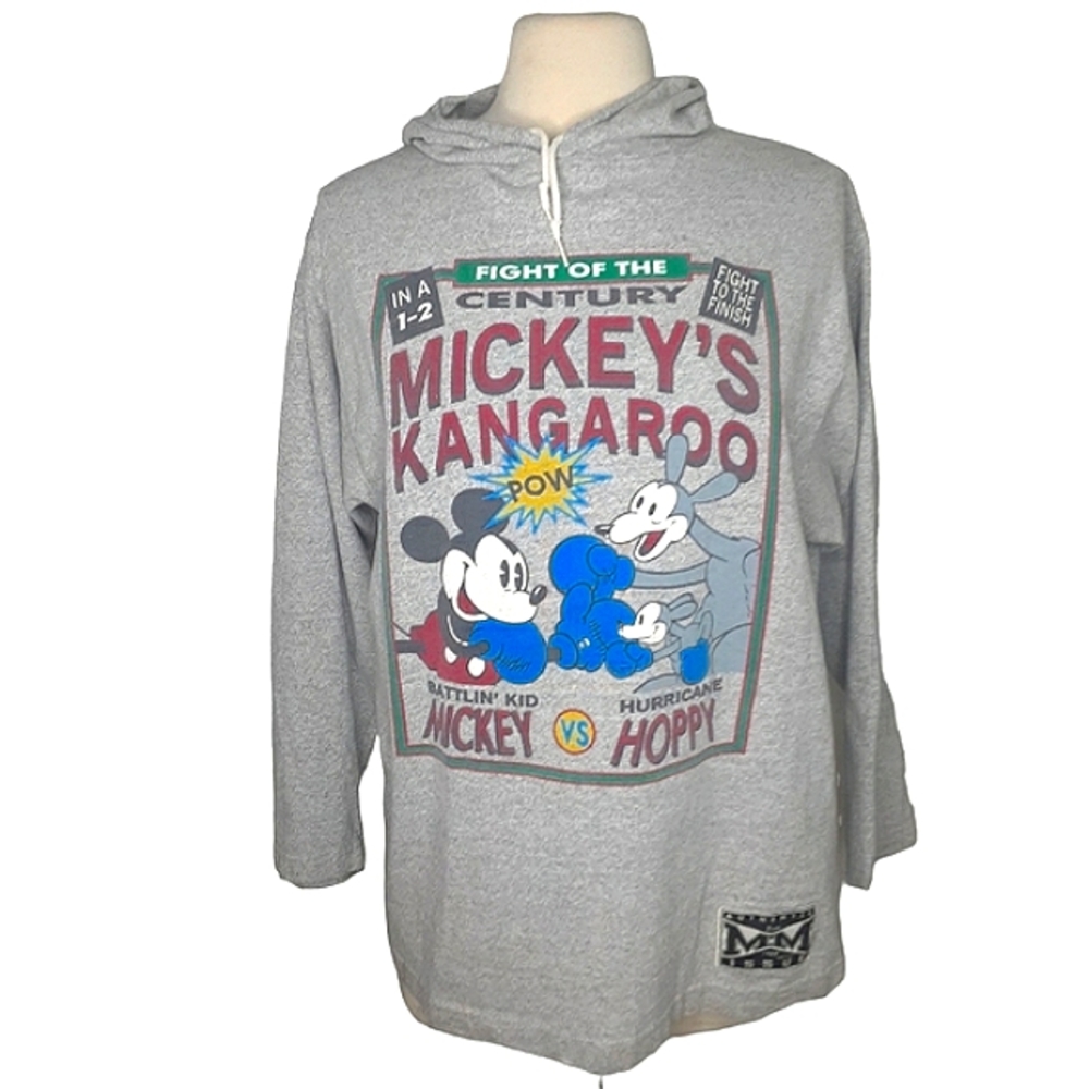 Disney | Vintage 90's Hoodie | Mickey's Kangaroo Fight Of The Century